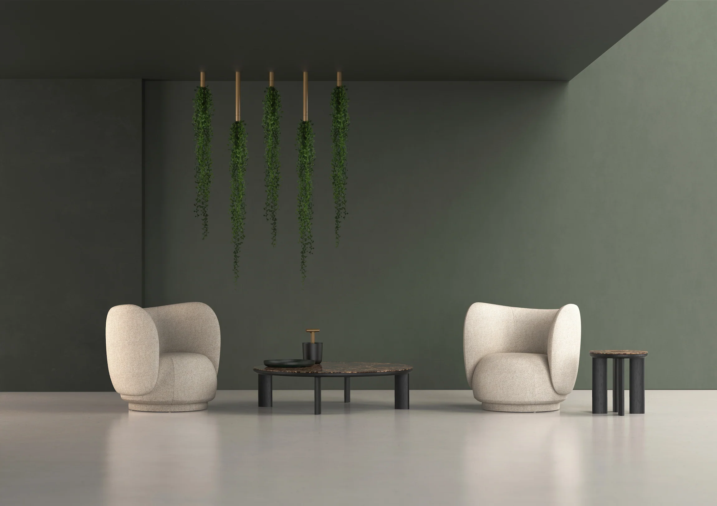 Cascade Suspended Planter with Preserved Plants - Image 10