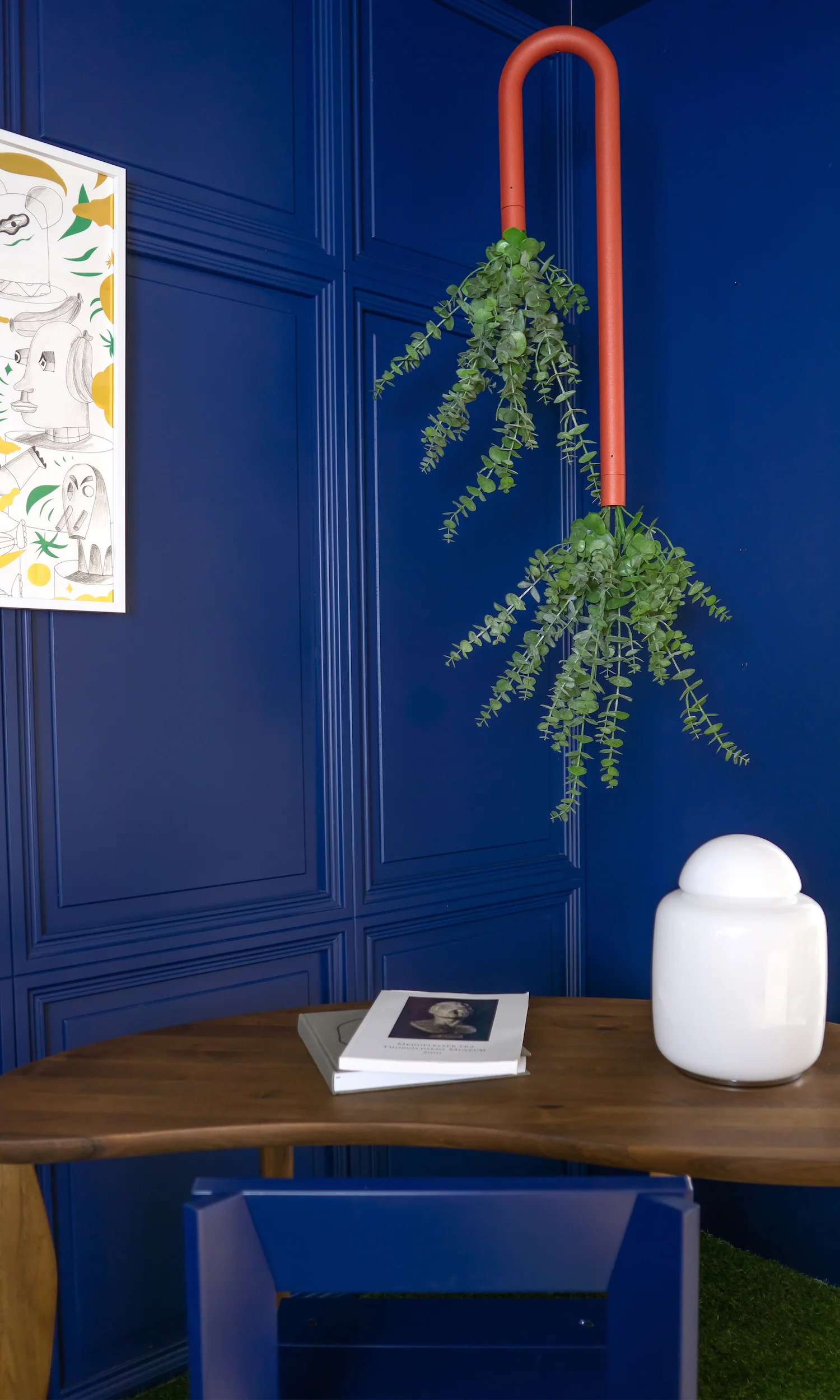 Cascade Suspended Planter with Preserved Plants - Image 22