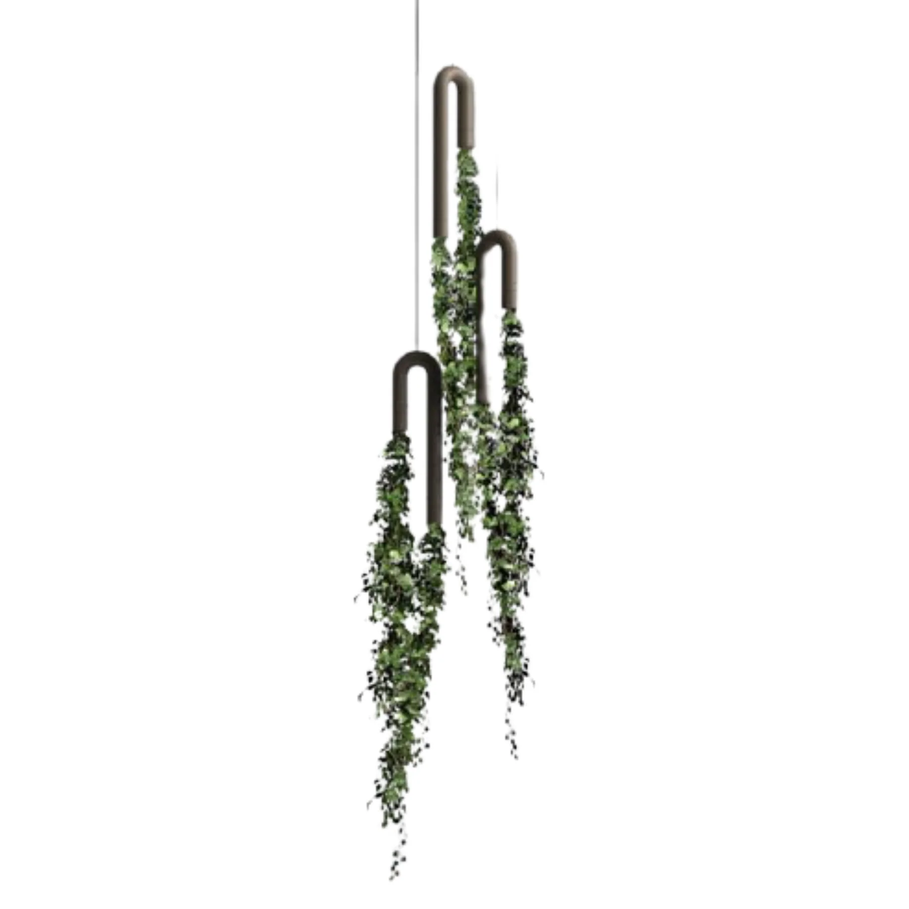 Cascade Suspended Planter with Preserved Plants - Image 3