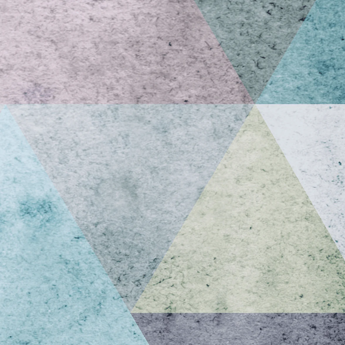 Cerulean Prisms Circle Wallpaper (Self-Adhesive) - Image 8