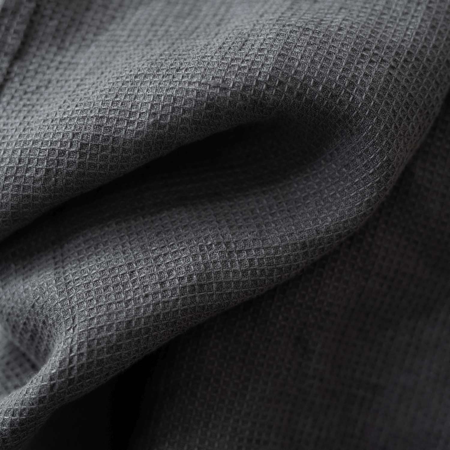 Charcoal Linen Fine Waffle Towel - Image 7