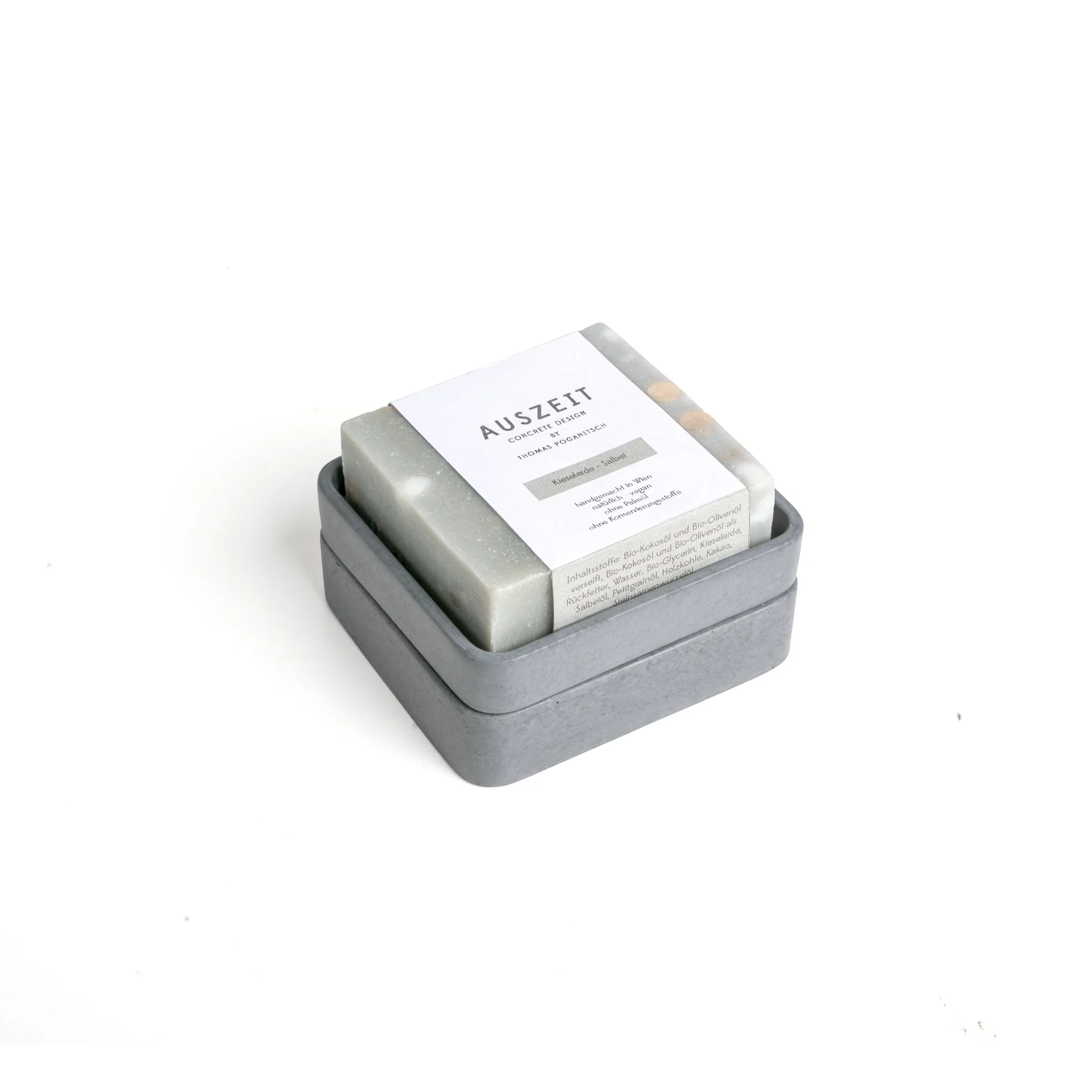 Light Grey Concrete Soap Stand w/ Vegan Soap - Image 16