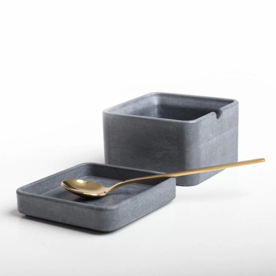 Light Grey Viennese Braid Concrete Box - Image 30
