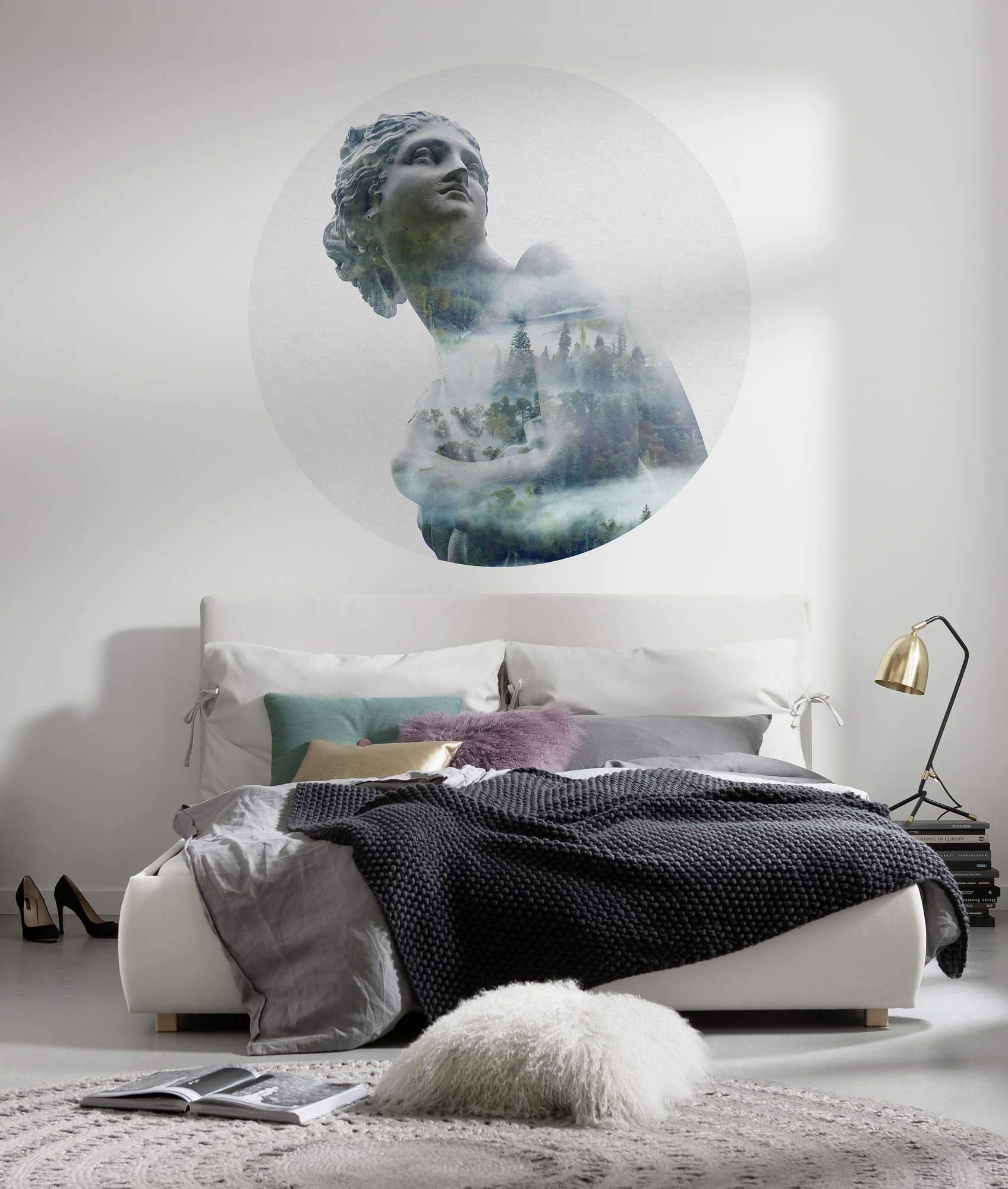 Dear Gaia Circle Wallpaper (Self-Adhesive)