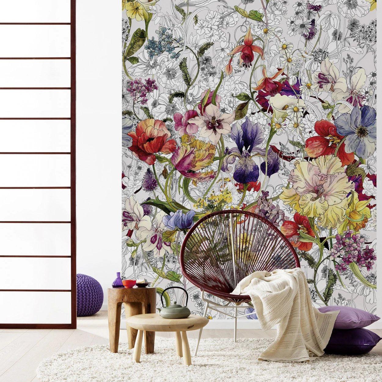 Flora Mural Wallpaper - Image 3