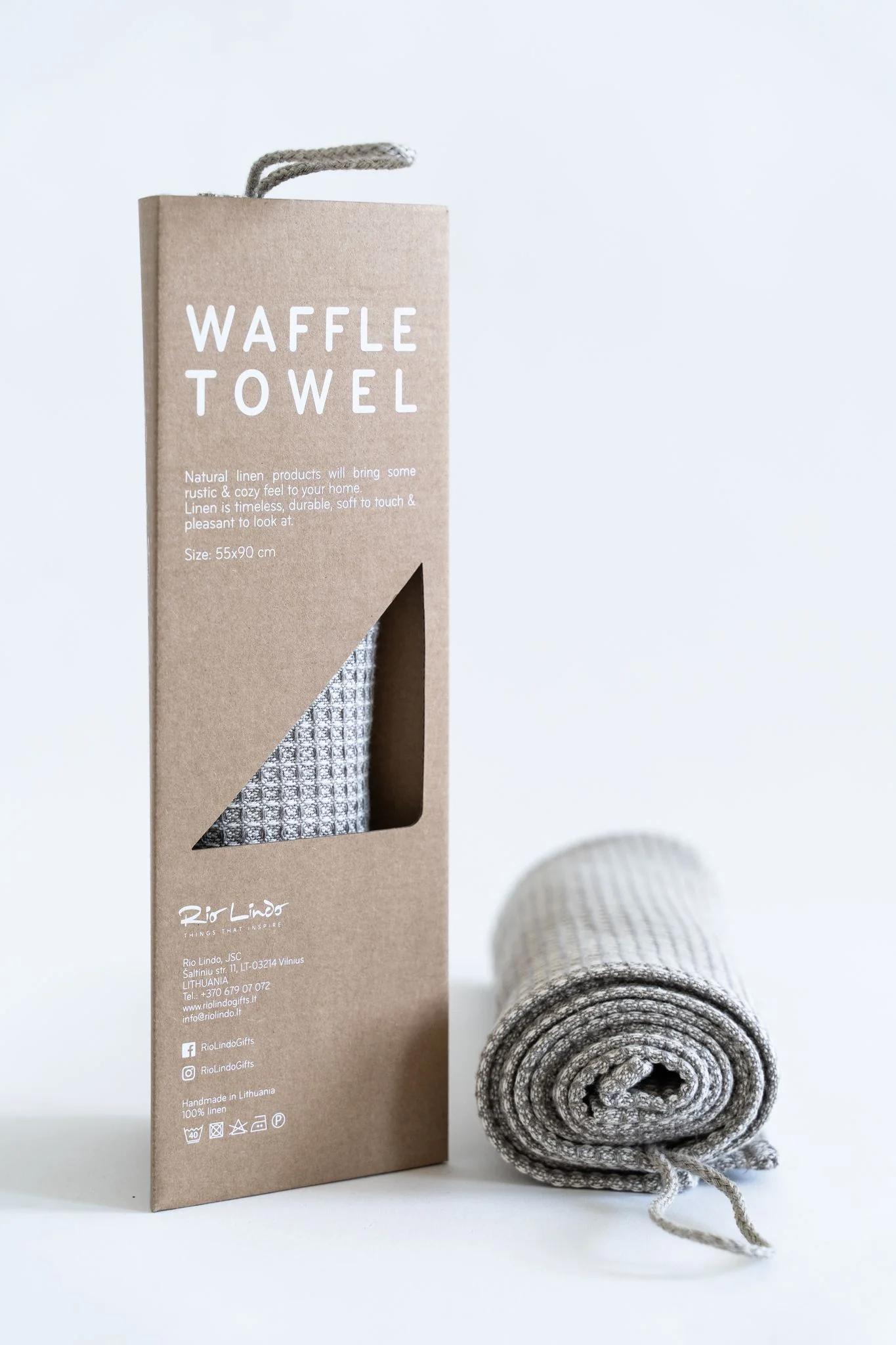 Dovana Linen Waffle Towel - Image 4