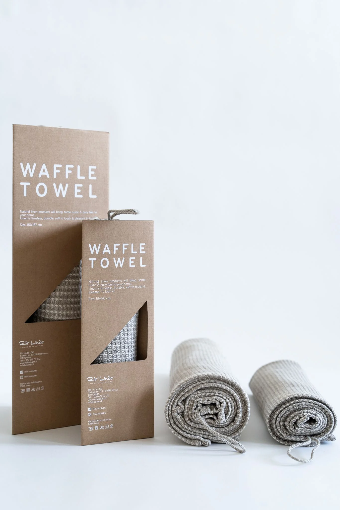 Dovana Linen Waffle Towel - Image 7