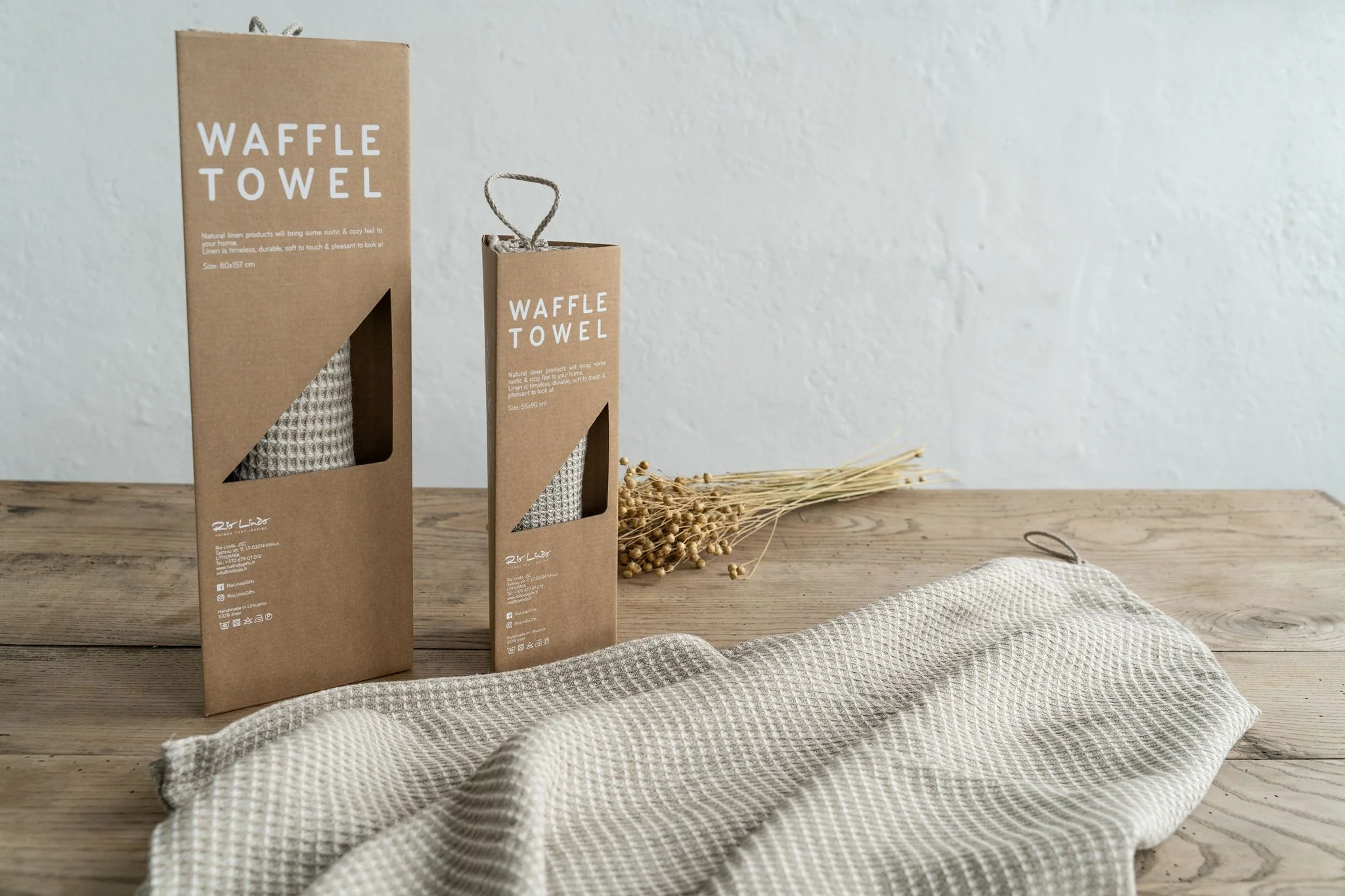 Dovana Linen Waffle Towel - Image 9