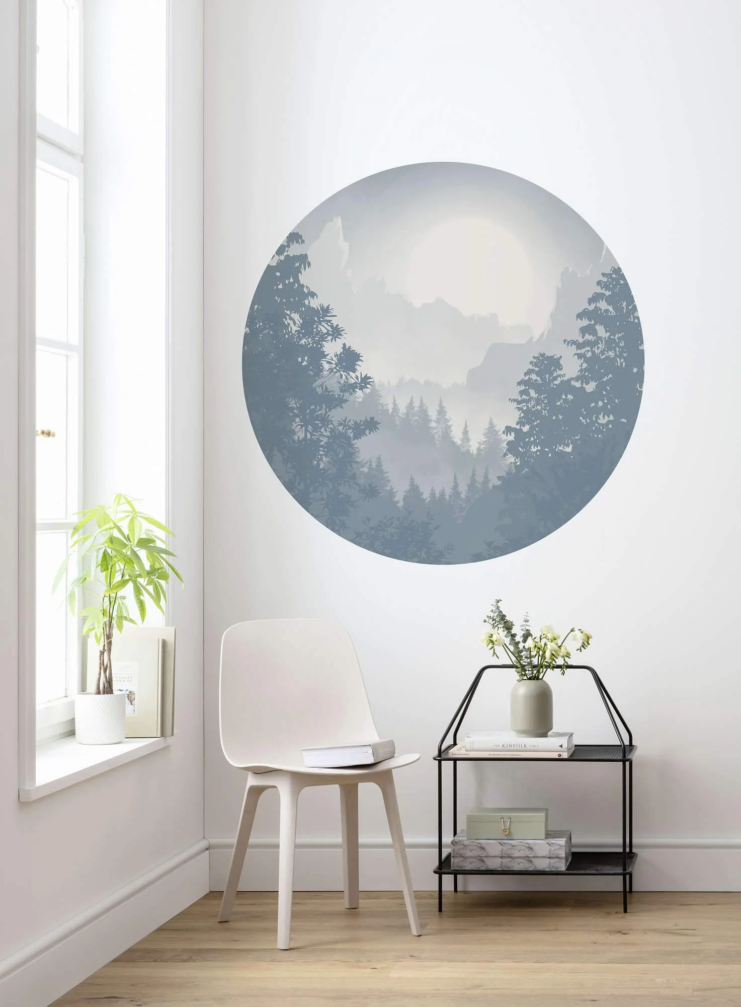 Dream Valley Circle Wallpaper (Self-Adhesive)