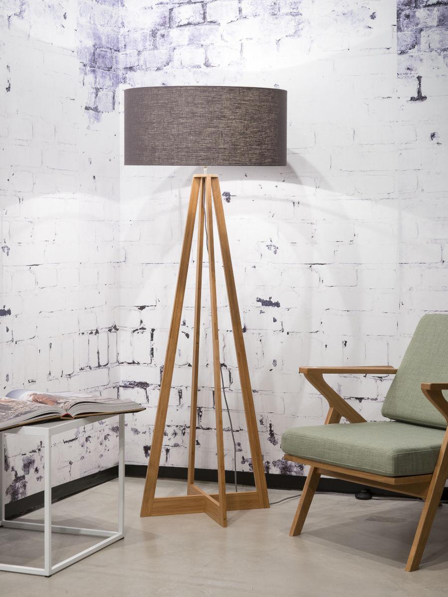 Everest Bamboo Linen Floor Light - Image 23