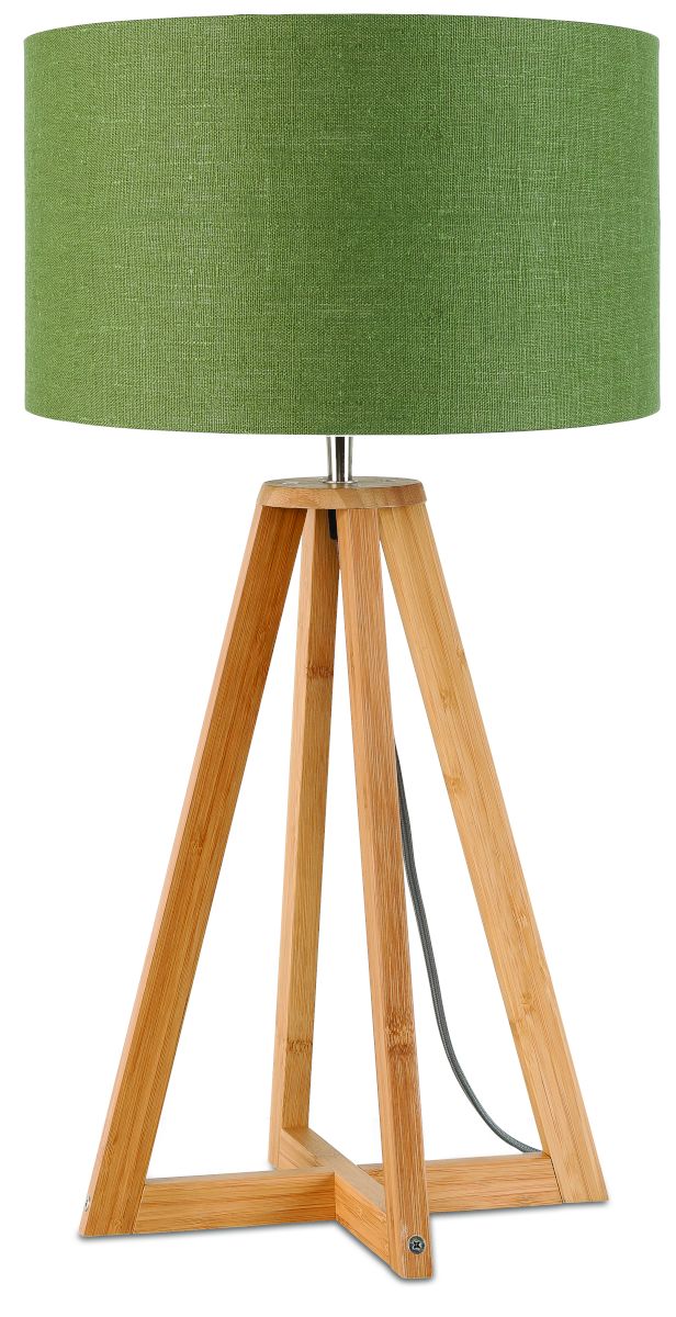 Everest Bamboo Linen Table Lamp - Image 13
