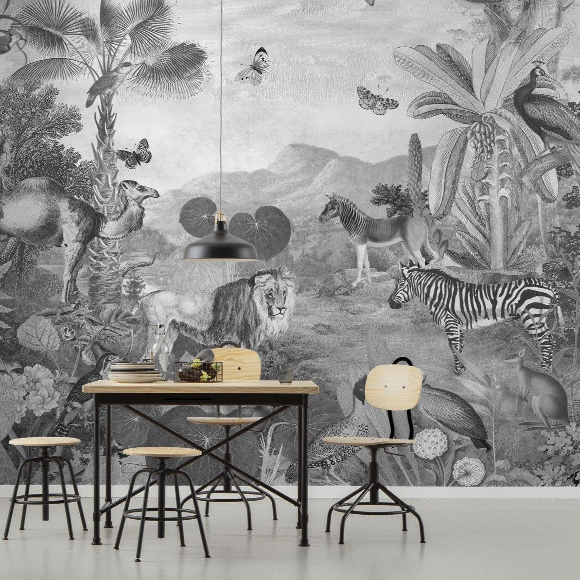 Flora and Fauna Mural Wallpaper - Image 3