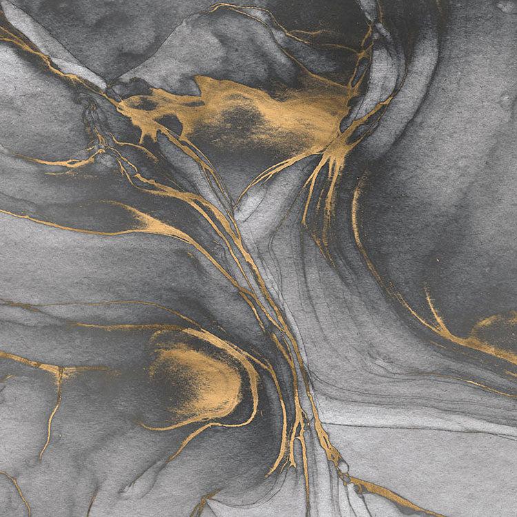 Flow of Gold Mural Wallpaper - Image 3
