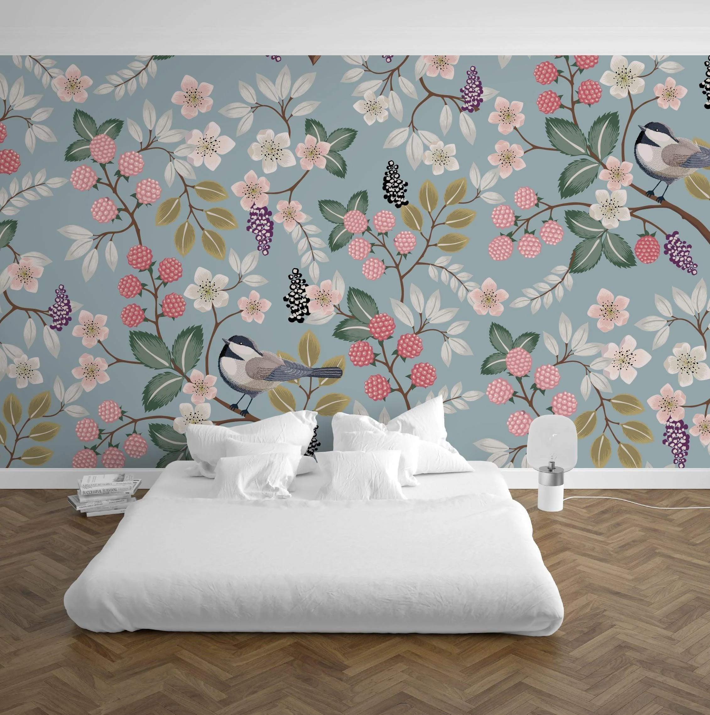 One Happy Bird Mural Wallpaper - Image 3