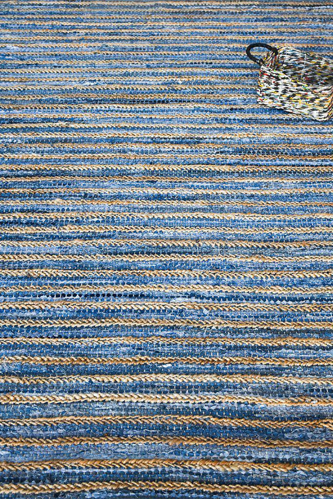 Folsom Recycled Denim & Hemp Rug - Image 4