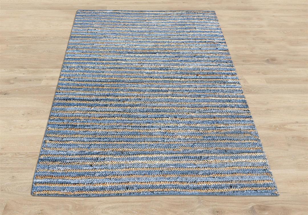 Folsom Recycled Denim & Hemp Rug - Image 6
