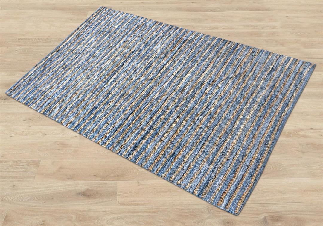 Folsom Recycled Denim & Hemp Rug - Image 7