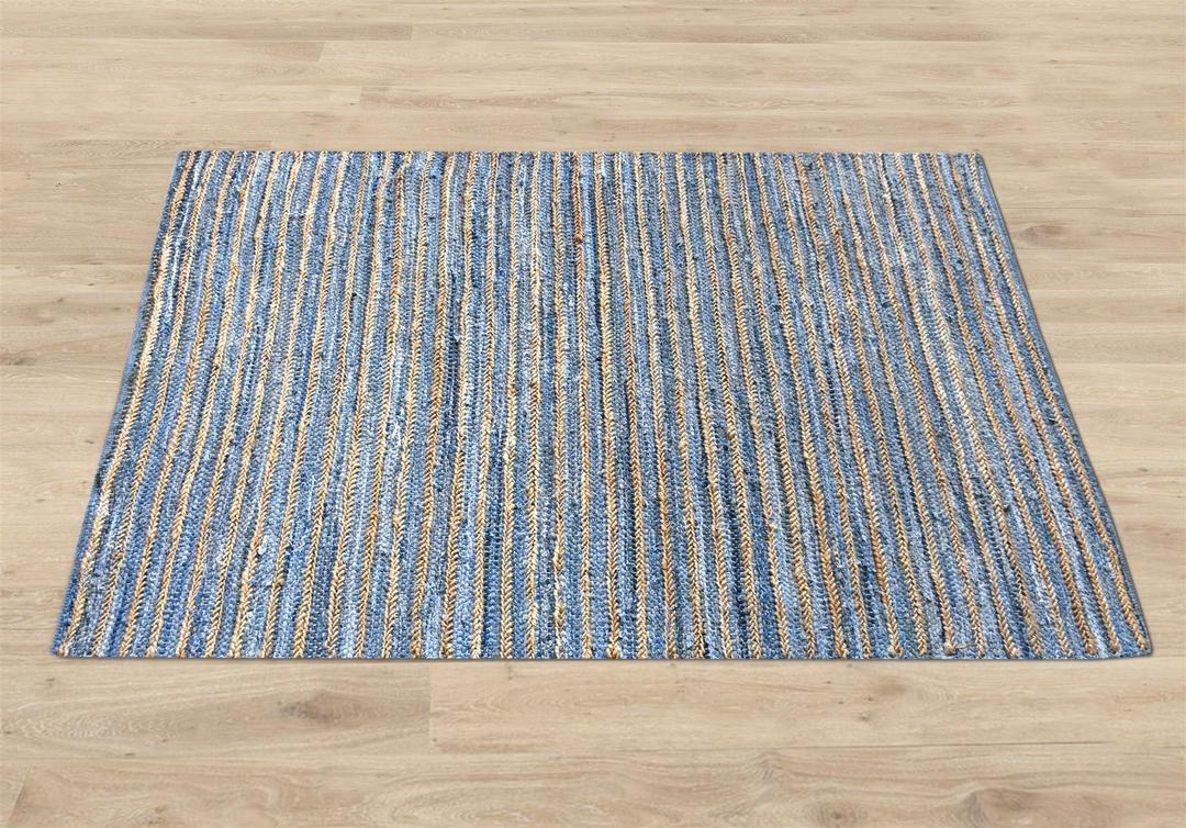 Folsom Recycled Denim & Hemp Rug - Image 8