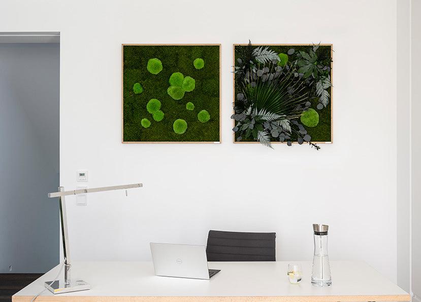Forest Square Moss Wall Art (80cm) - Image 12