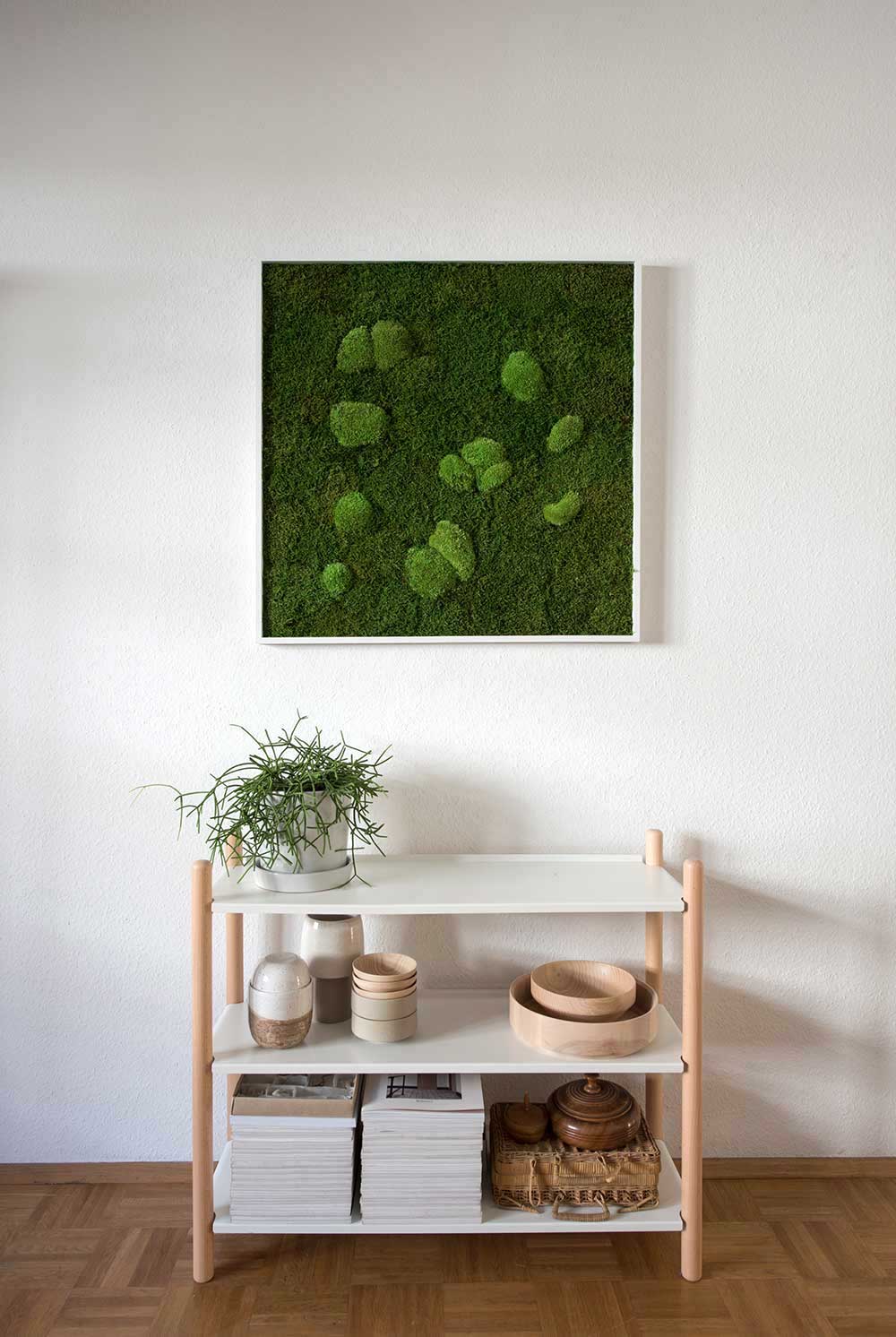 Forest Square Moss Wall Art (80cm) - Image 5