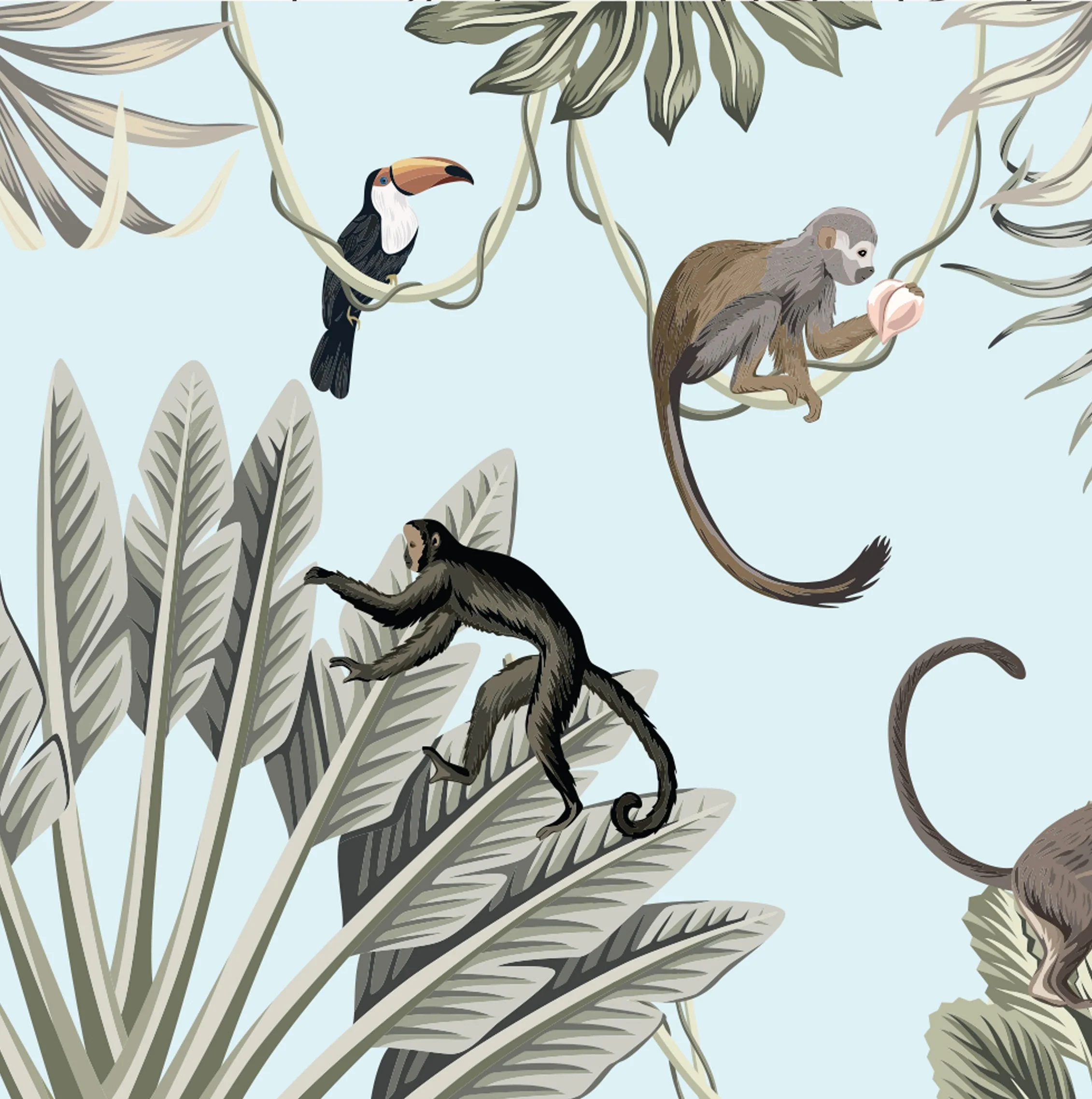 Sky Forest Mural Wallpaper - Image 2