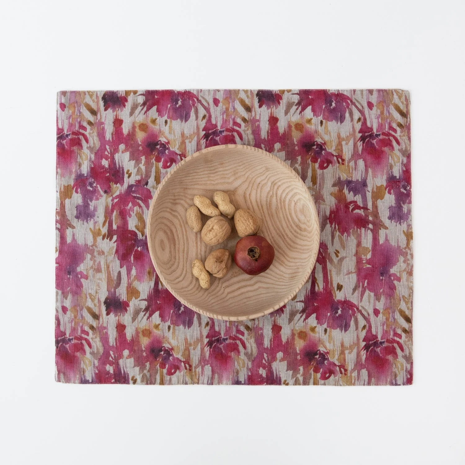 Fuchsia Flowers Linen Placemat - Image 3