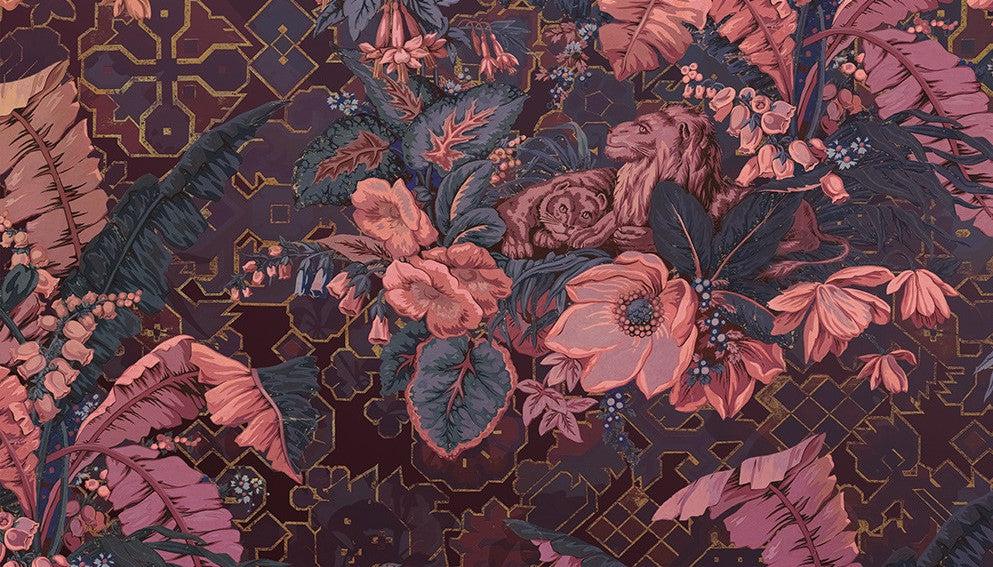Orient Violet Mural Wallpaper - Image 4