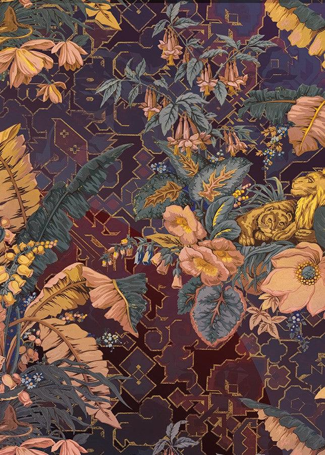 Orient Violet Mural Wallpaper - Image 5