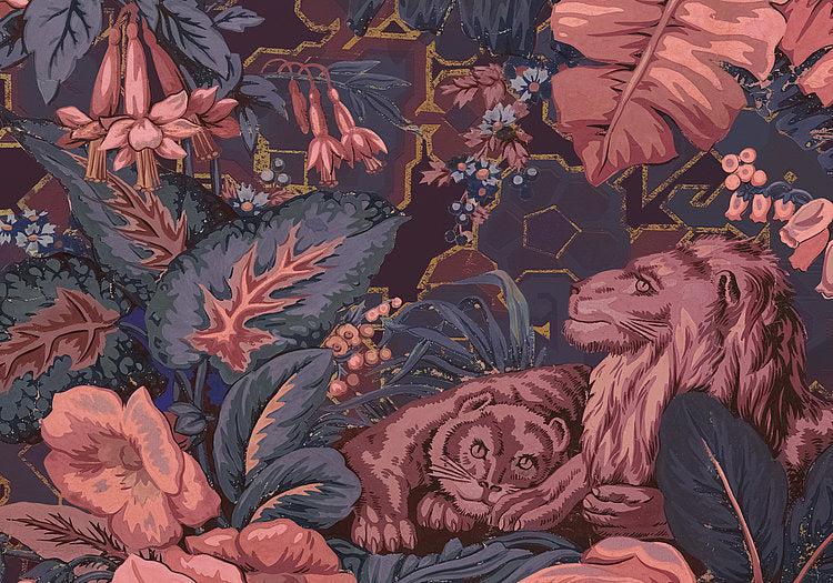 Orient Violet Mural Wallpaper - Image 6