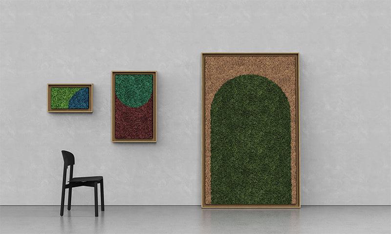 Geometric Framed Moss Wall Art (Series A) - Image 4