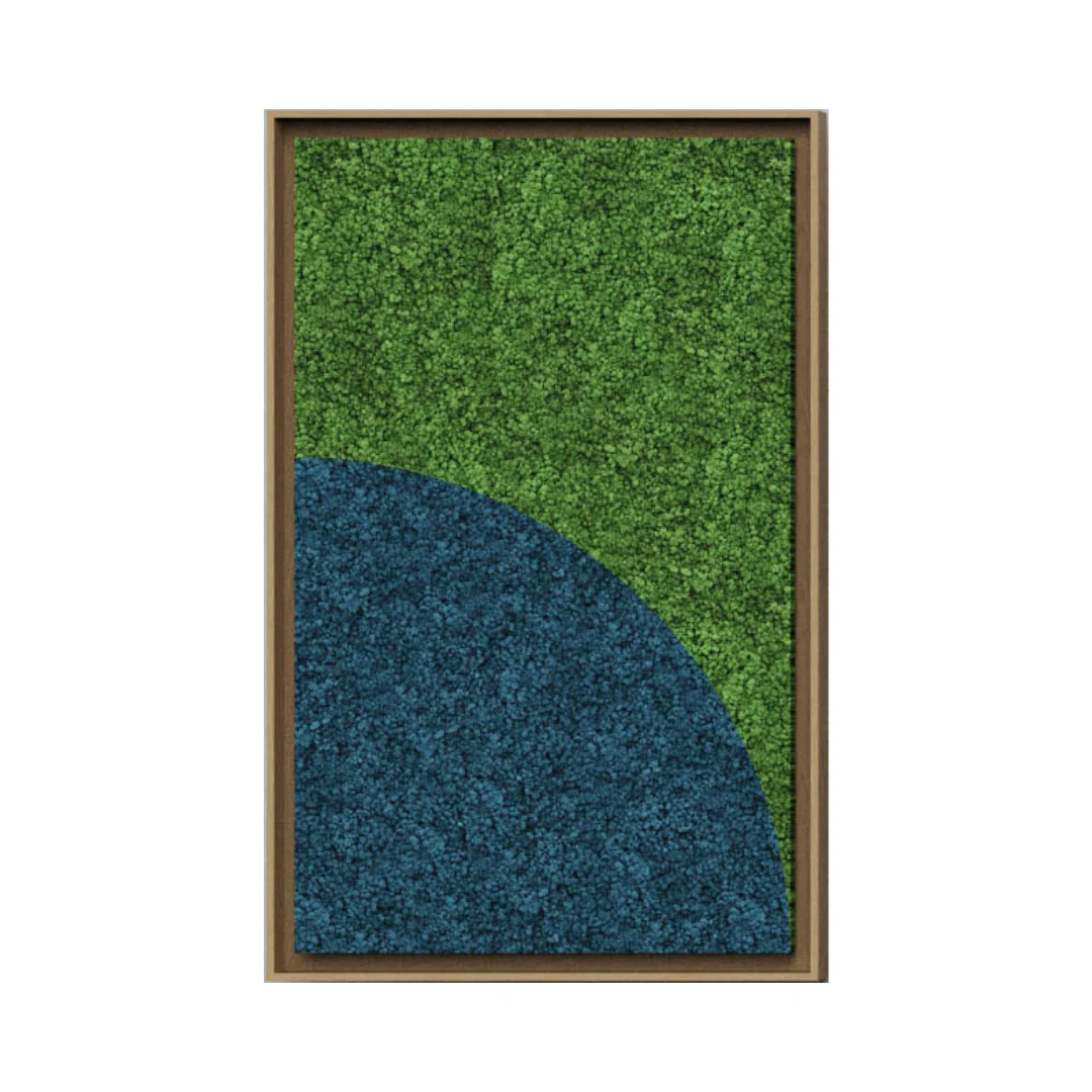 Geometric Framed Moss Wall Art (Series B) - Image 3
