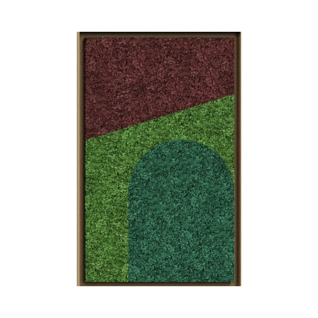 Geometric Framed Moss Wall Art (Series E) - Image 9