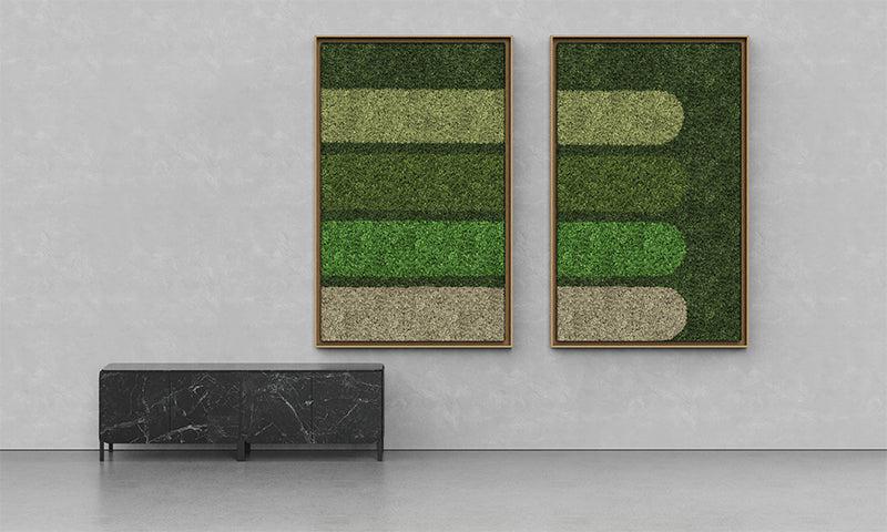 Geometric Framed Moss Wall Art (Series F) - Image 8