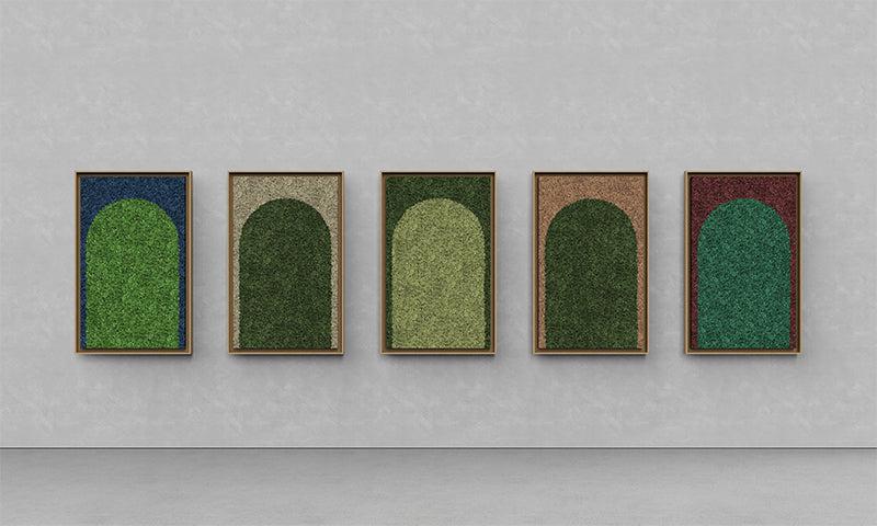 Geometric Framed Moss Wall Art (Series F) - Image 9