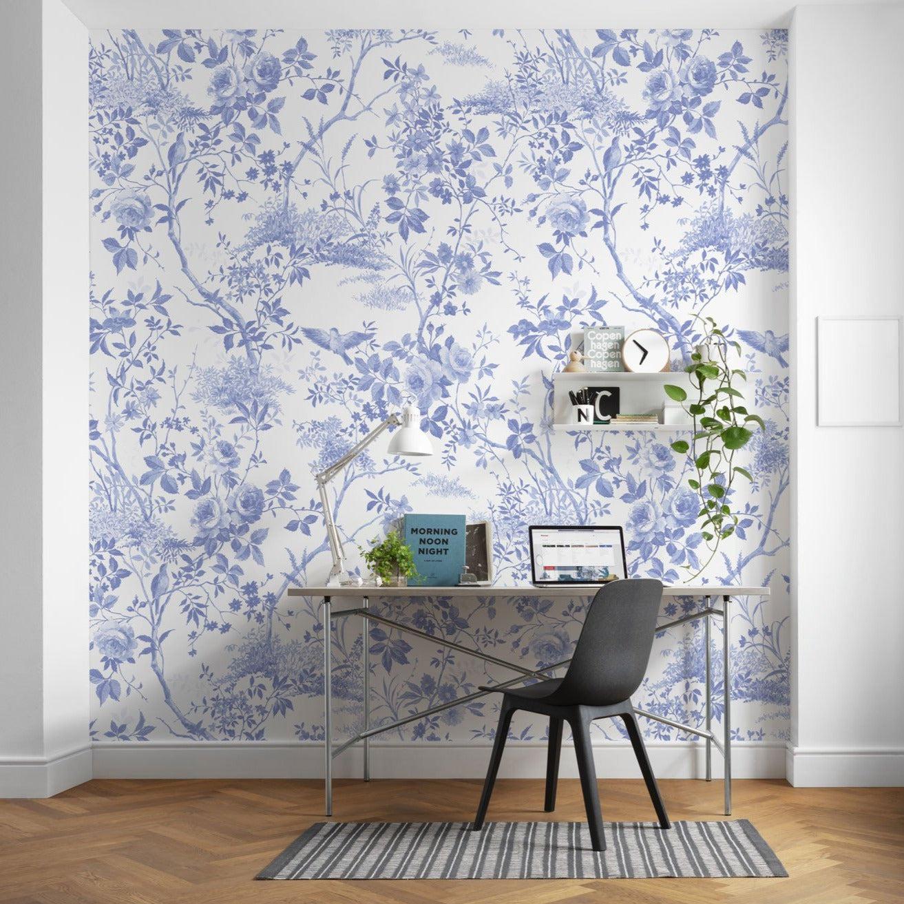 Graceful Blooms Mural Wallpaper - Image 3