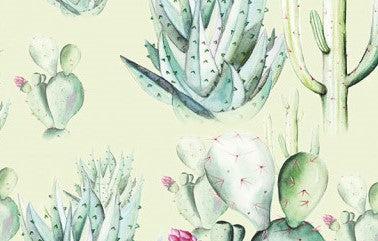 Green Cactus Love Mural Wallpaper - Image 5