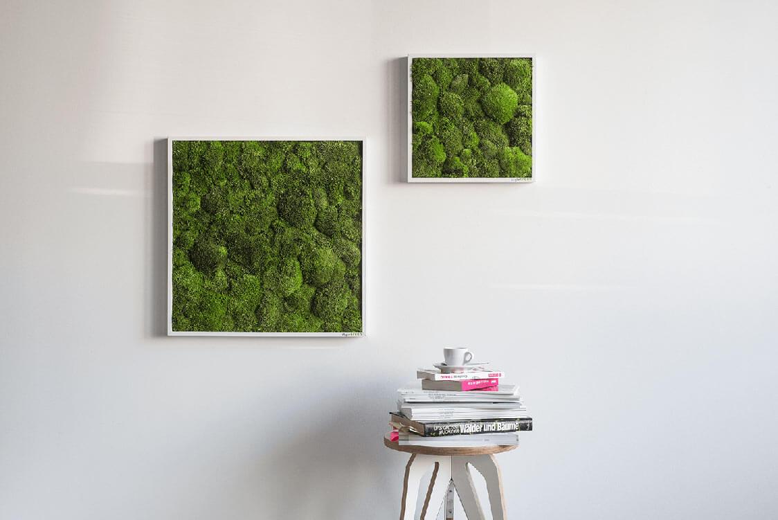 Green Square Moss Art (55cm) - Image 7