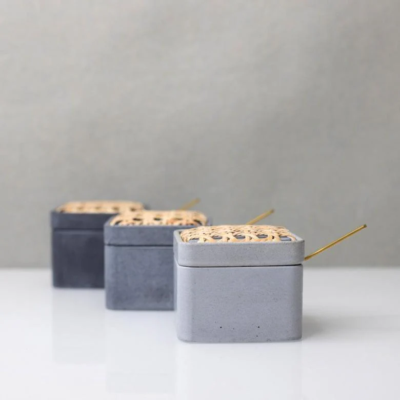 Grey Viennese Braid Concrete Box - Image 13