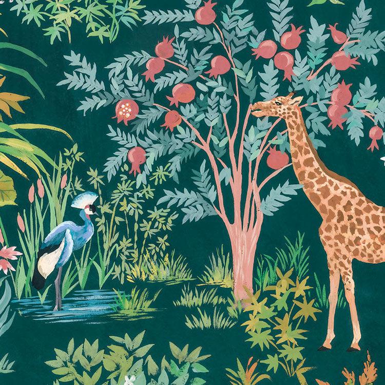 Happy Jungle Mural Wallpaper - Image 5