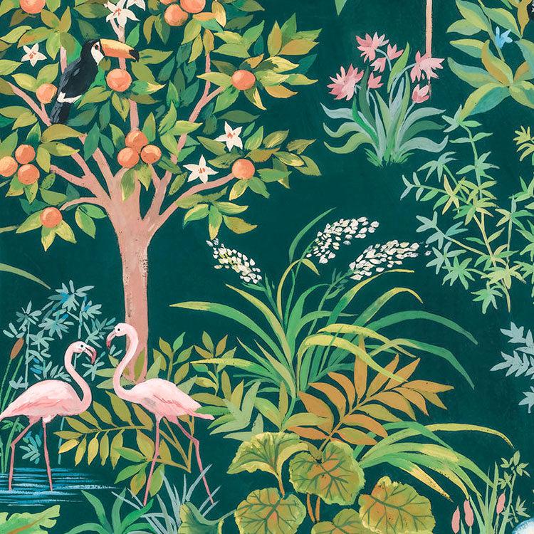 Happy Jungle Mural Wallpaper - Image 6