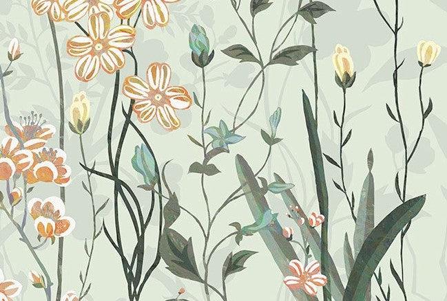 Hay Meadow Mural Wallpaper - Image 5
