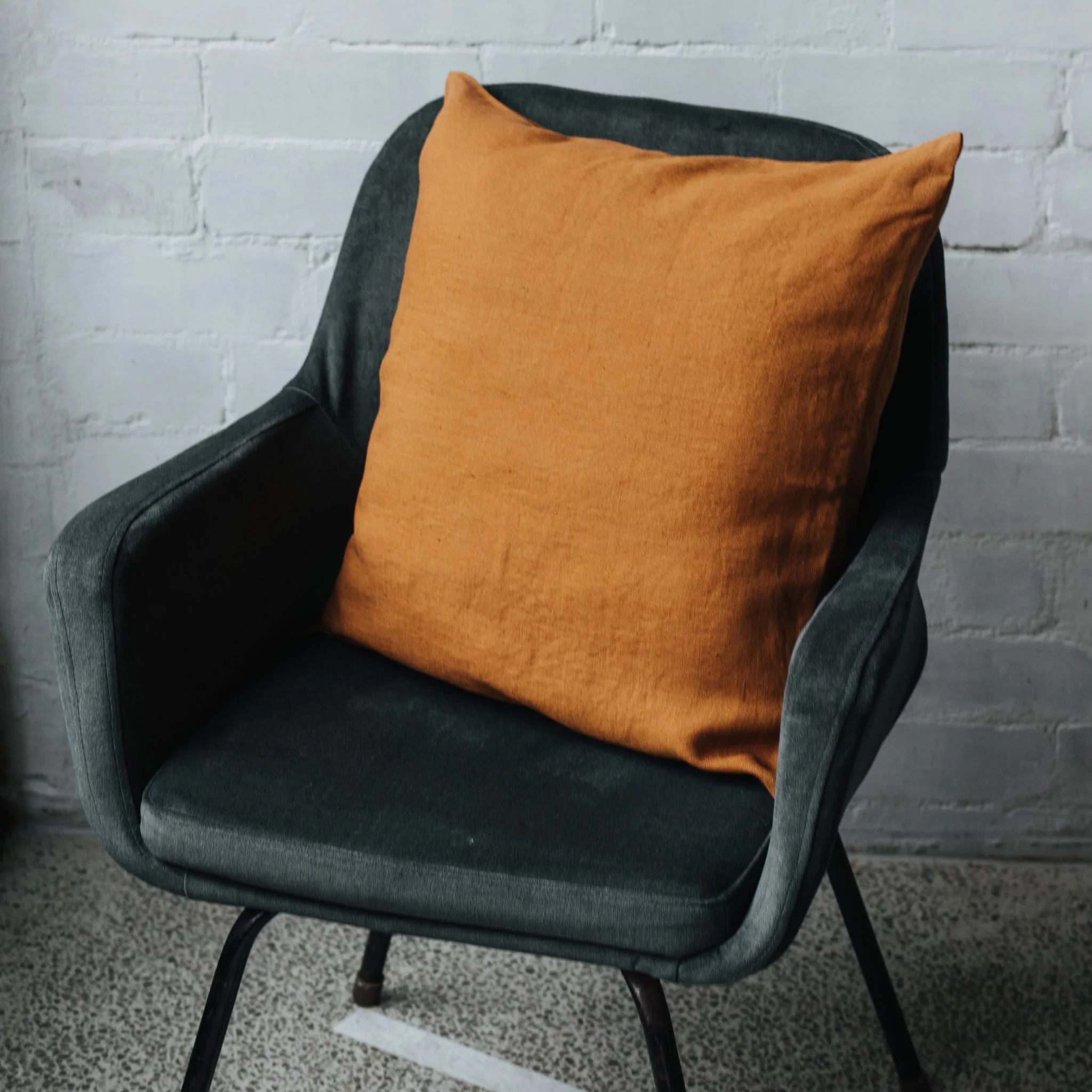 Hazelnut Linen Cushion Cover - Image 3
