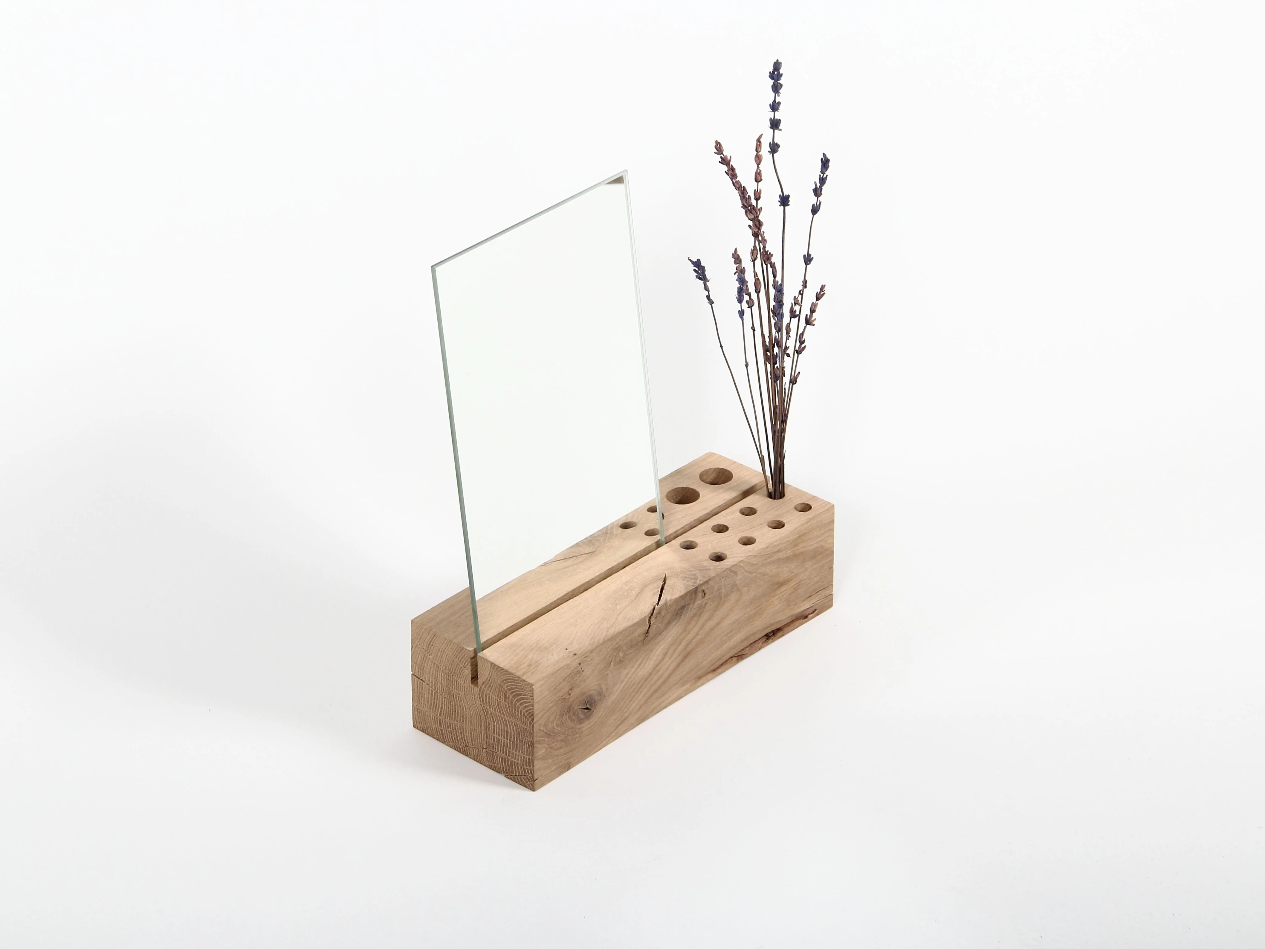 Ieva Mirror with Oak Holder - Image 7