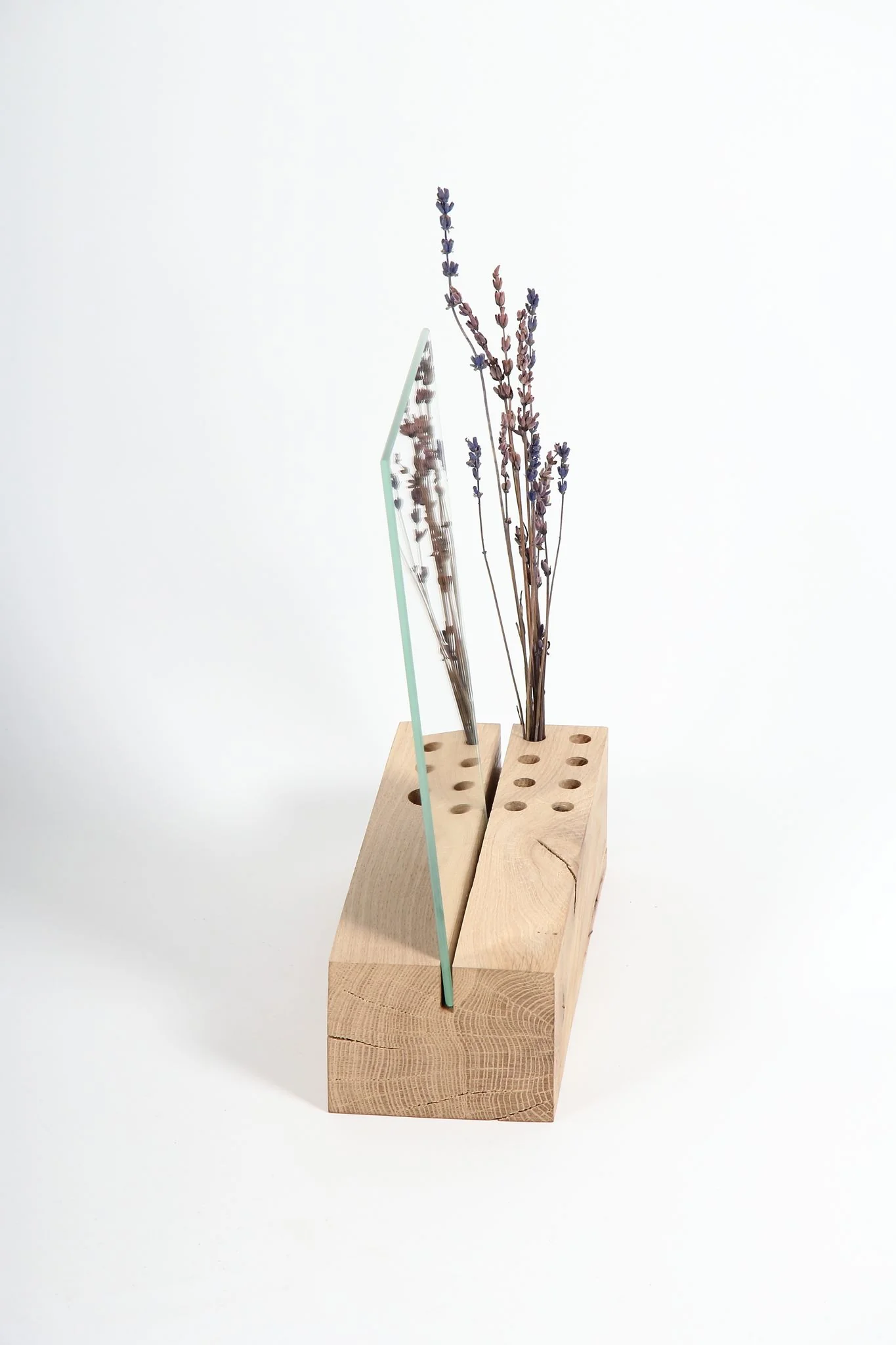 Ieva Mirror with Oak Holder - Image 9
