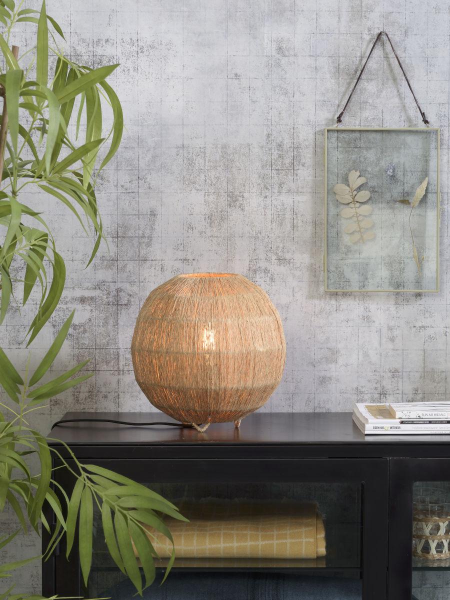 Iguazu Ball Jute Table Lamp - Image 3