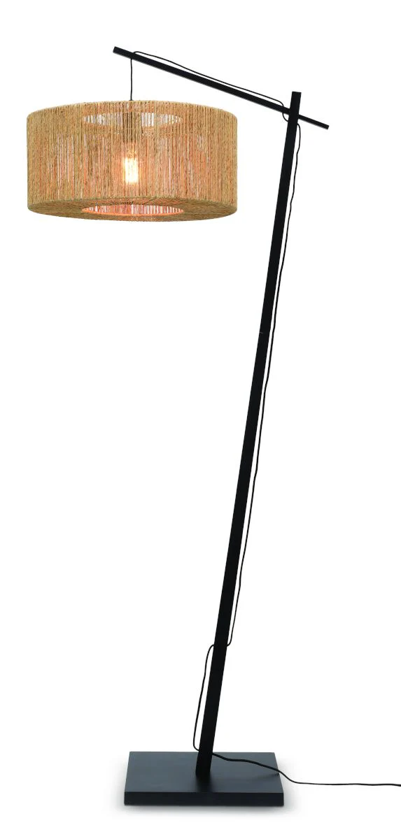 Iguazu Columnar Jute Floor Light - Image 12