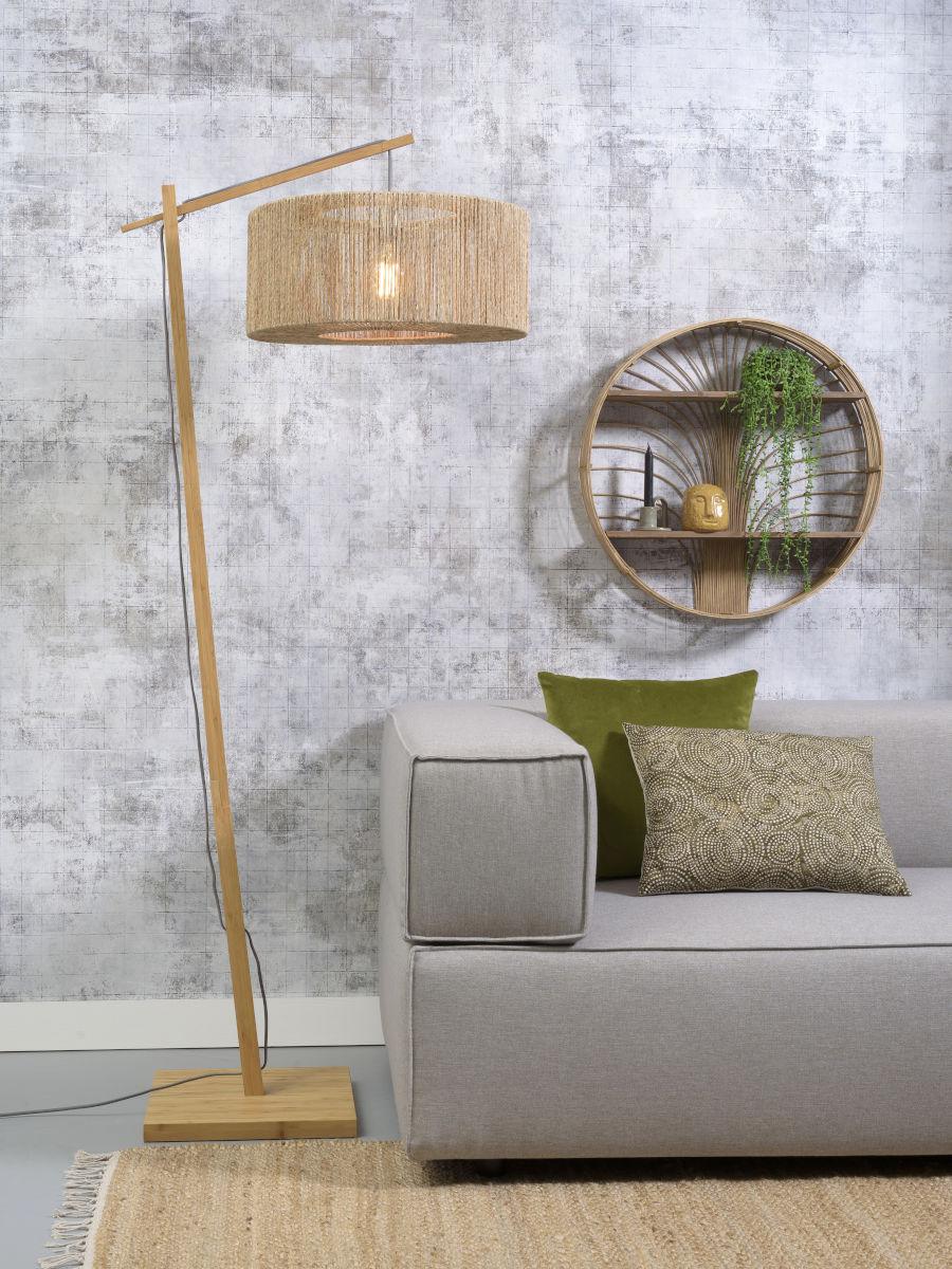 Iguazu Columnar Jute Floor Light - Image 2