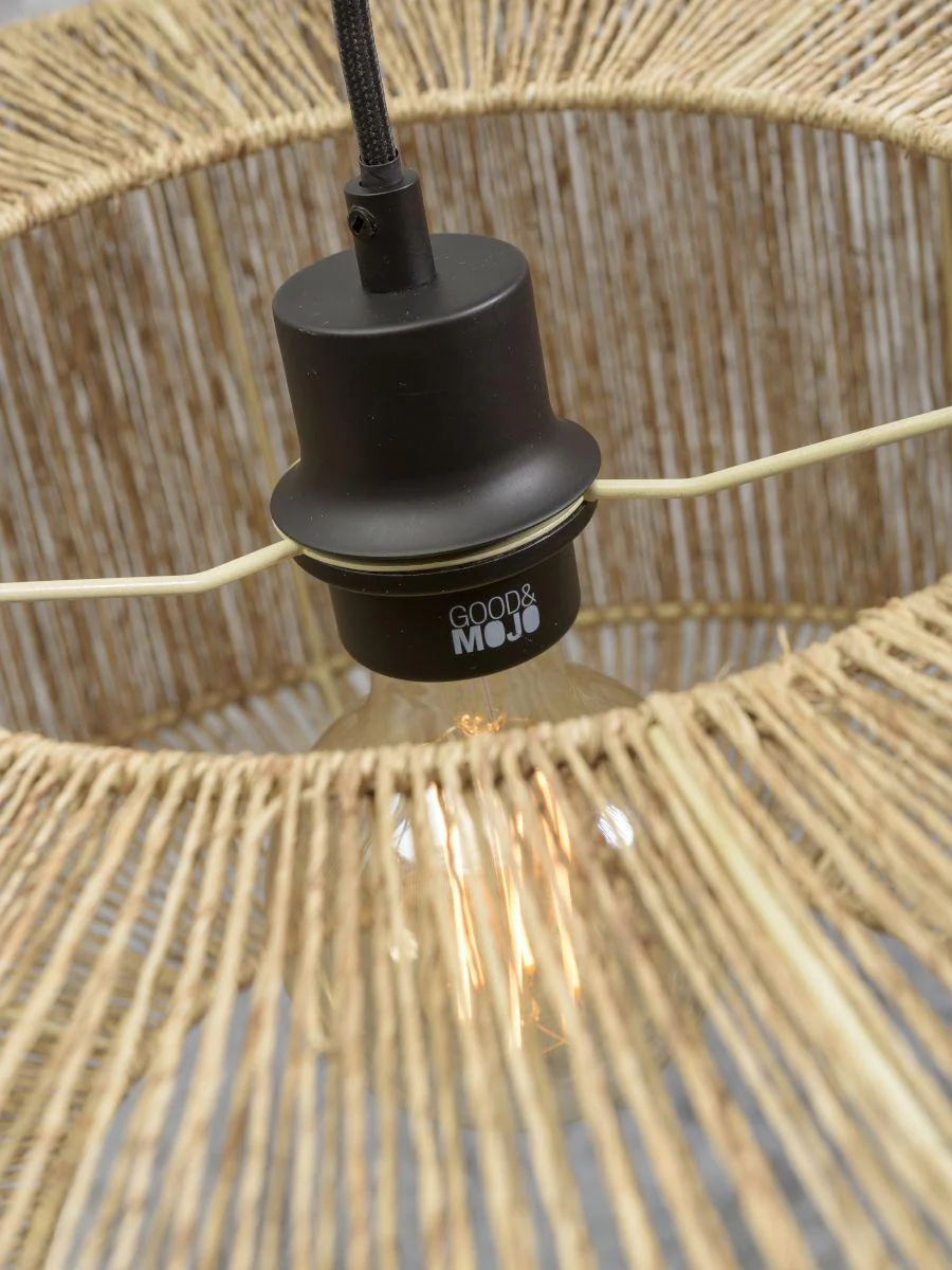 Iguazu Columnar Jute Pendant Light - Image 21