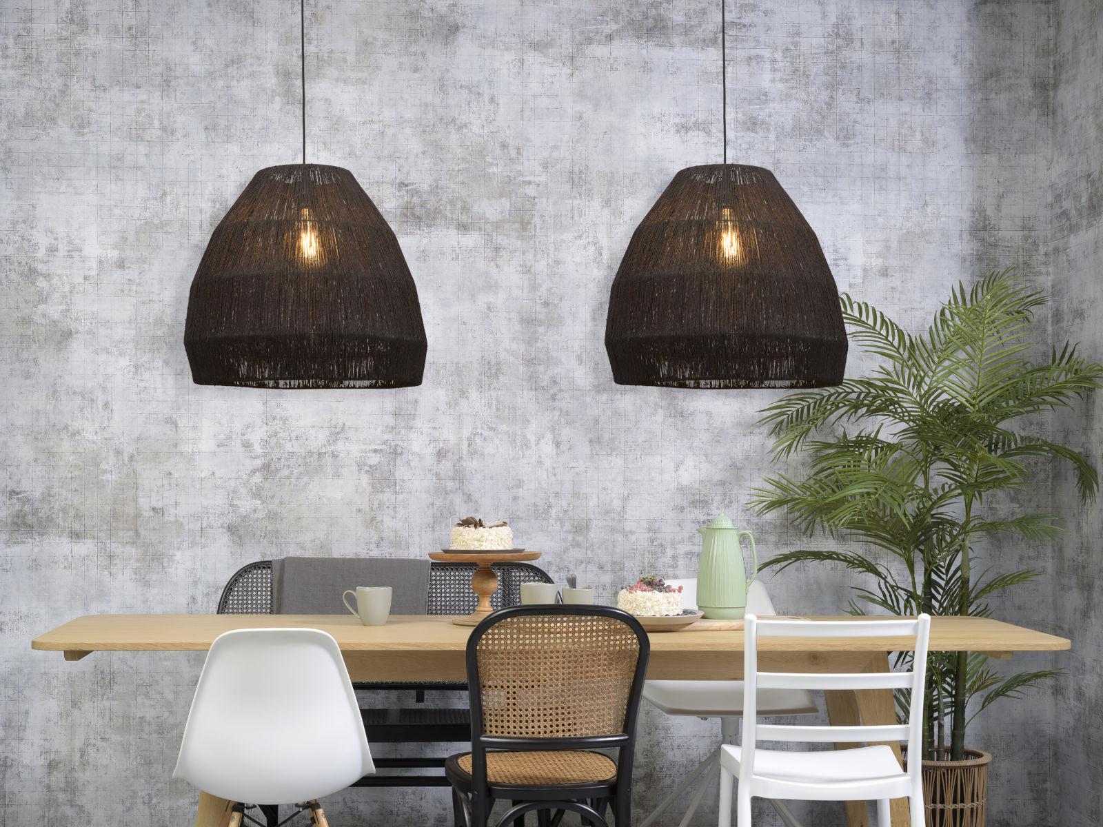 Iguazu Pyramid Jute Pendant Light - Image 22
