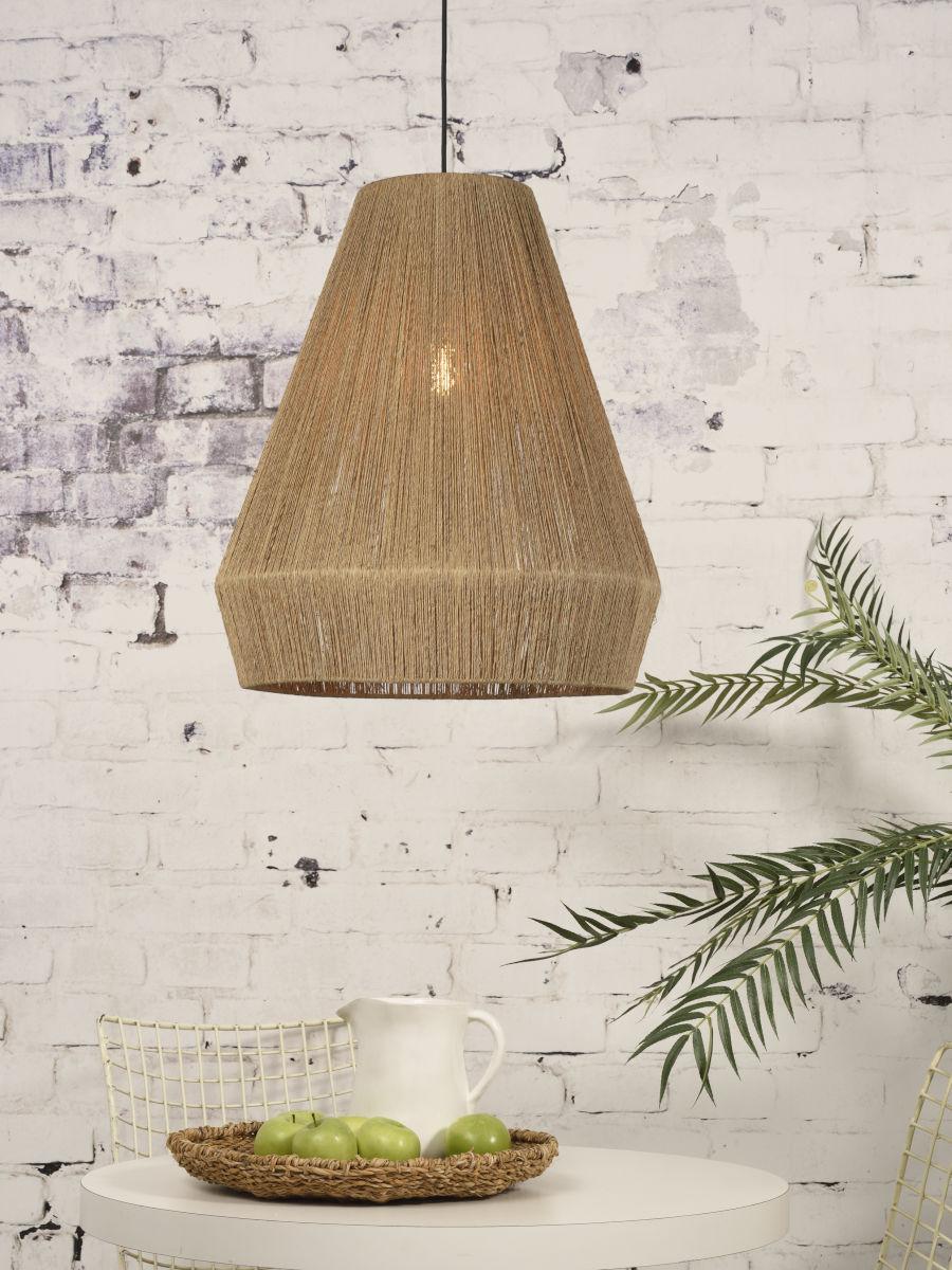 Iguazu Pyramid Jute Pendant Light - Image 3